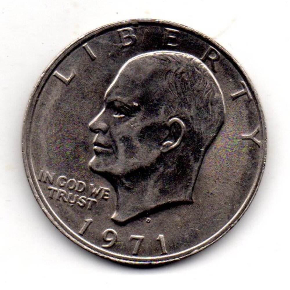 1971 D Dwight D. Eisenhower Dollar